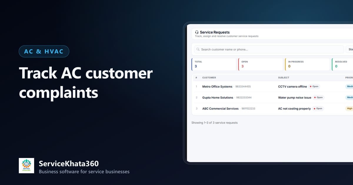 How AC Service Companies Can Track Customer Complaints